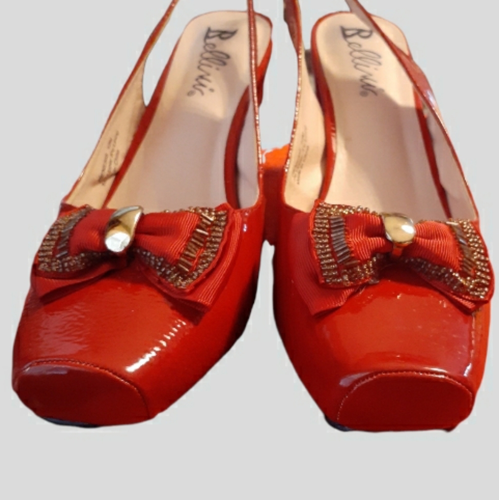 Bellini,Burgundy Sandals - Picture 2 of 7